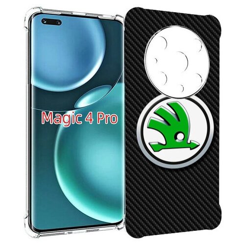 Чехол MyPads skoda шкода 2 для Honor Magic4 Pro / Magic4 Ultimate задняя-панель-накладка-бампер чехол mypads exeed эксид 2 для honor magic4 pro magic4 ultimate задняя панель накладка бампер