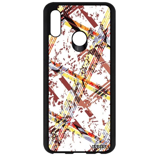 фото Чехол для смартфона p smart 2019, "тартан плитка" полосы геометрический utaupia