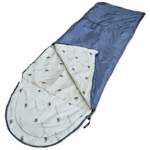 Спальный мешок Аляска/ ALASKA BalMax econom до-5 °C, серый спальный мешок аляска alaska balmax econom до 5 °c зелёный хаки