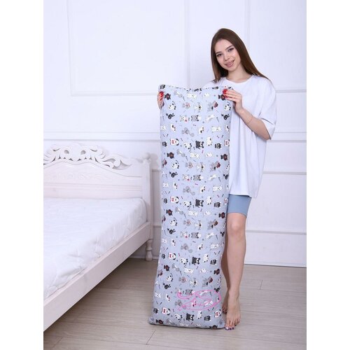 Наволочка для подушки Дакимакура Funny dogs 50х150 Мастерская снов 766₽