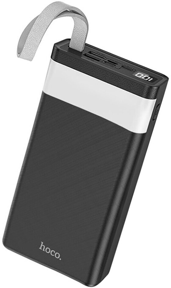 Портативный аккумулятор Hoco J73 Powerful 30000mAh, black, упаковка: коробка - фотография № 15