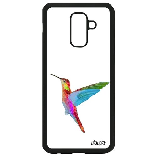 фото Чехол на мобильный galaxy a6 plus 2018, "колибри" птенец рисунок utaupia
