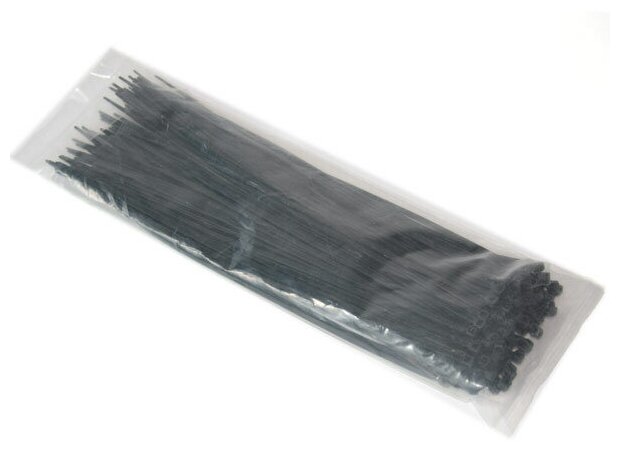 Стяжки 100PCS BLACK TIE2.5X150MM-B TELECOM - фотография № 4