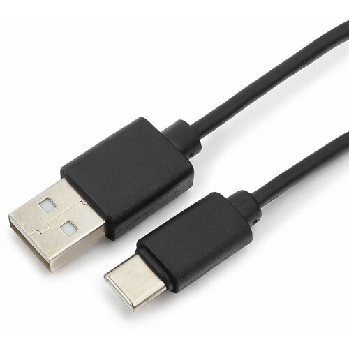 Кабель Гарнизон USB - USB Type-C (GCC-USB2-AMCM-0.3M), 0.3 м, 3 шт., черный аксессуар гарнизон usb 2 0 am usb3 1 type c 1 8m gcc usb2 amcm 6