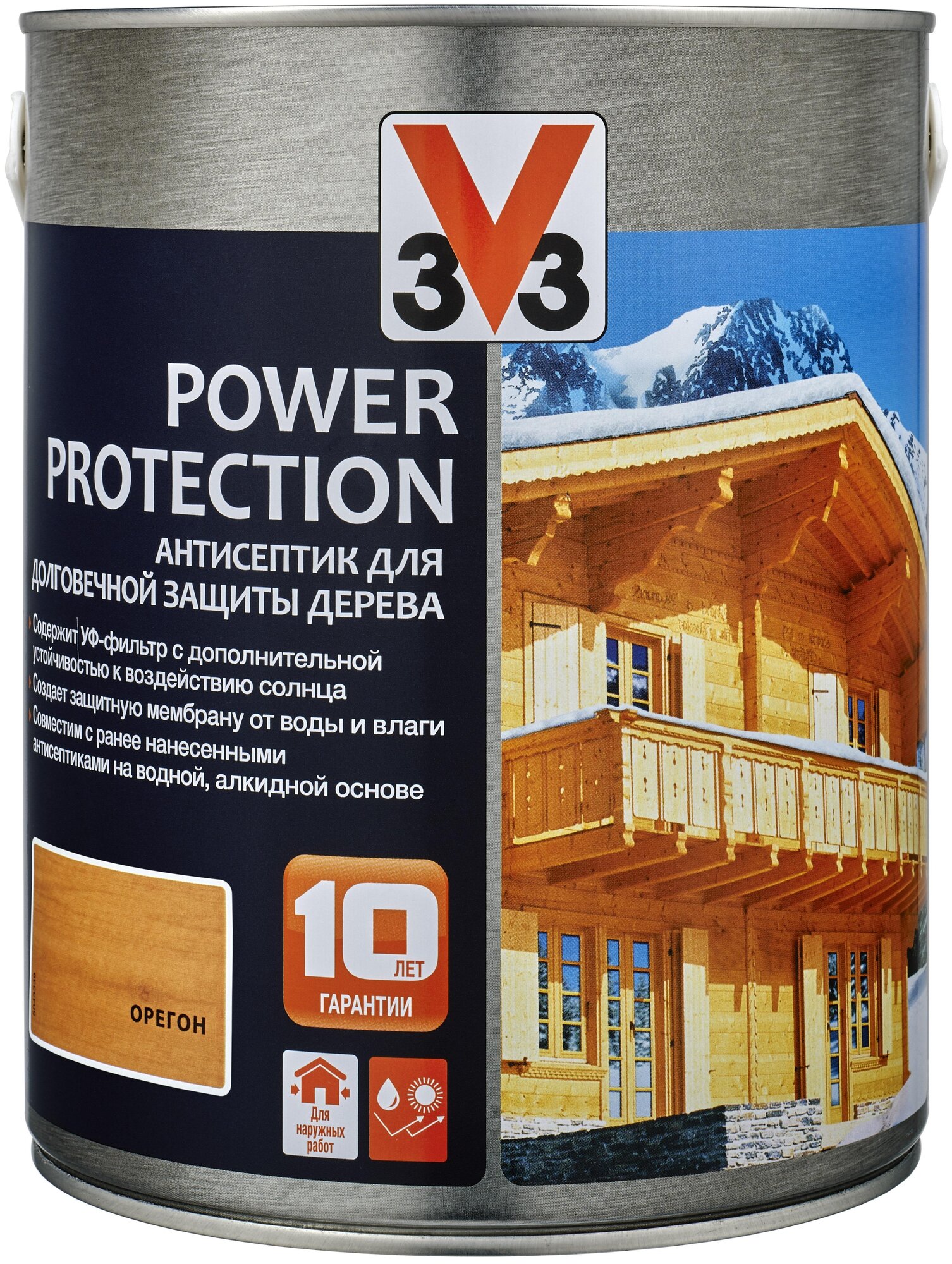 Пропитка V33 антисептик Power Protection