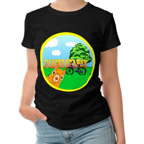 фото Футболка roly, размер s, черный