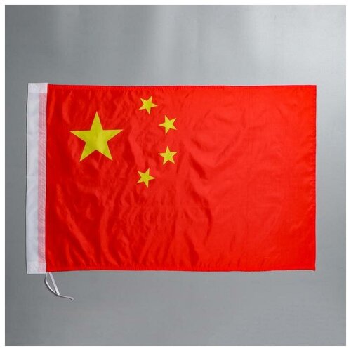 флаг китая 60х90 см Флаг Китая, 60 х 90 см, полиэфирный шёлк