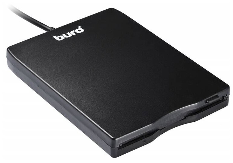 Дисковод внешний FDD 3,5" Buro BUM-USB Black USB - фото №1