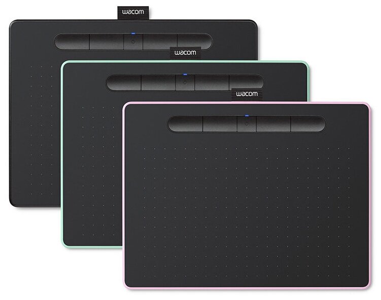 Графический планшет Wacom Intuos M Ctl-6100k-b USB черный/голубой Ctl-6100k-b .