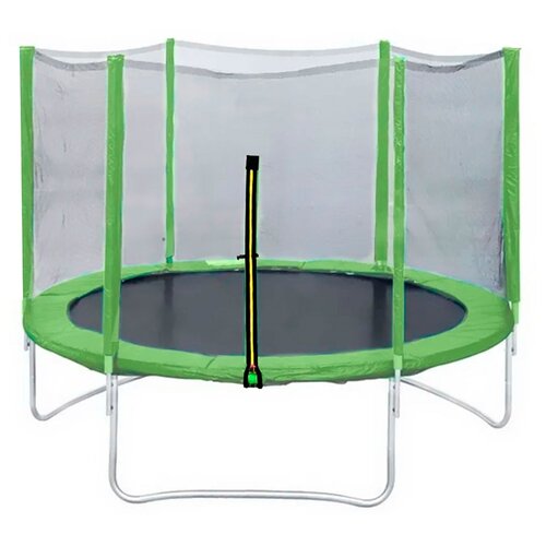 фото Батут dfc trampoline fitness 12ft наружняя сетка, cветло-зеленый (366 см), без лестницы