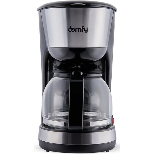Кофеварка капельная Domfy metal DSM-CM301 черный/серебристый