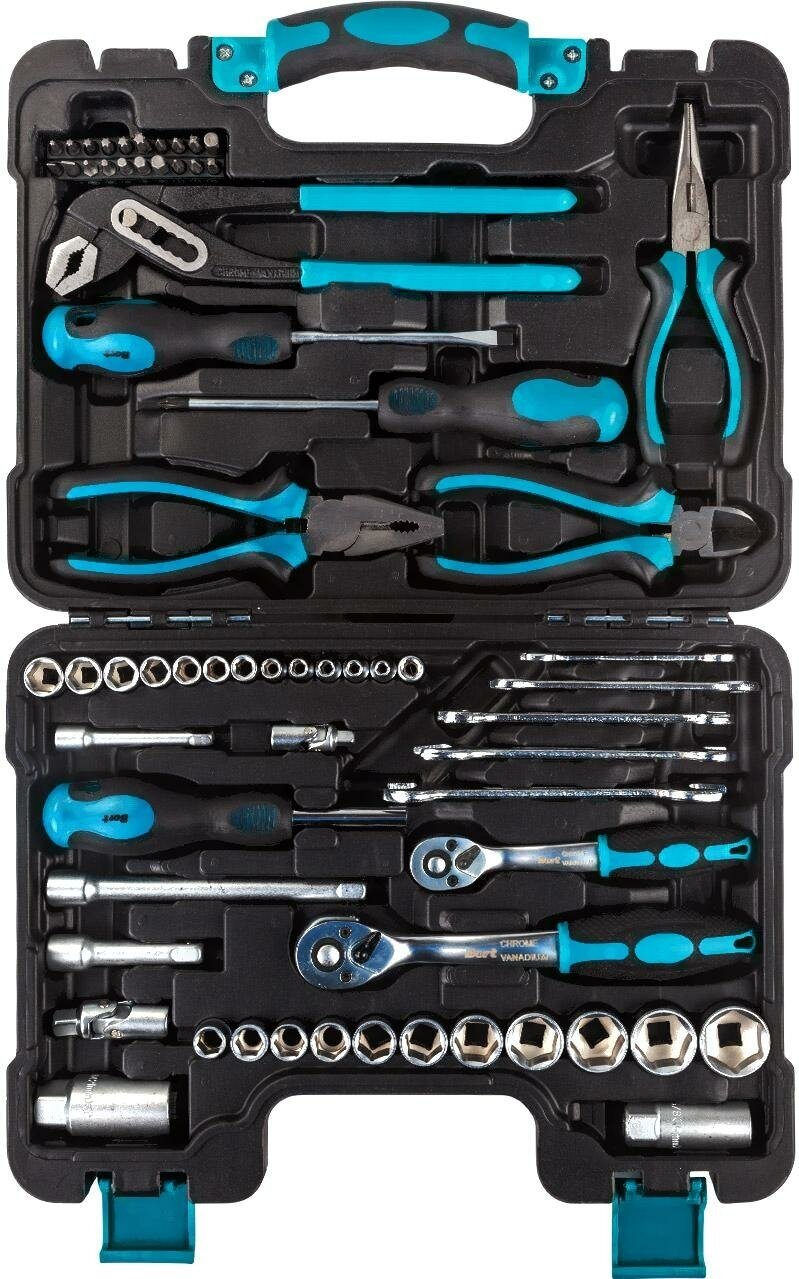 Набор инструментов BORT BTK-65, 65 предметов [91279187] - фото №2