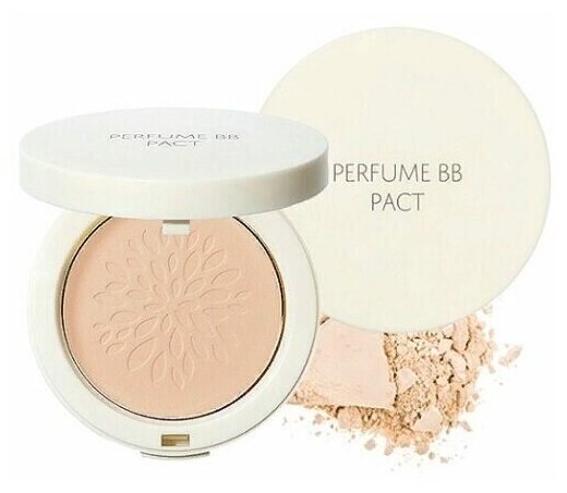 ББ пудра компактная ароматизированная The Saem Saemmul Perfume BB Pact SPF25 PA++ (21 Pink Beige) 20g