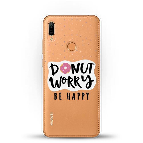 фото Силиконовый чехол donut worry на huawei y6 (2019) andy & paul