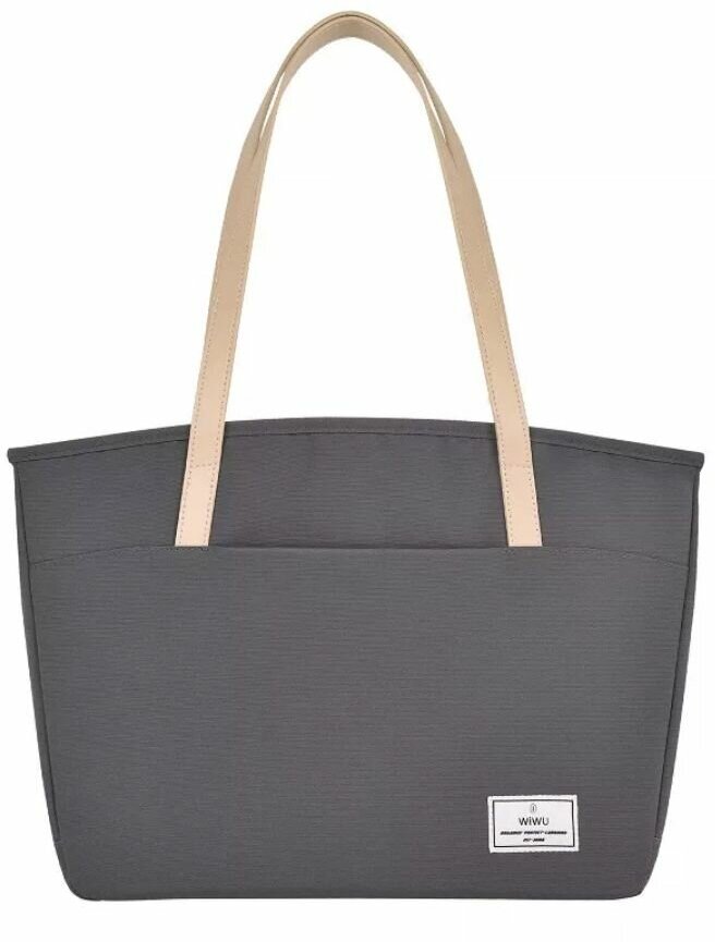 Сумка для ноутбука WiWU Ora Tote Bag Special Design for Women для Macbook 14" Gray