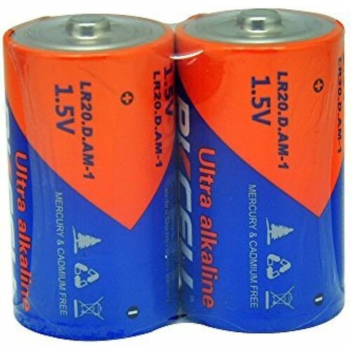 Батарейки PKCELL Ultra Alkaline LR20-2S в упаковке 2 шт. pkcell ultra digital alkaline c lr14 в упаковке 2 шт