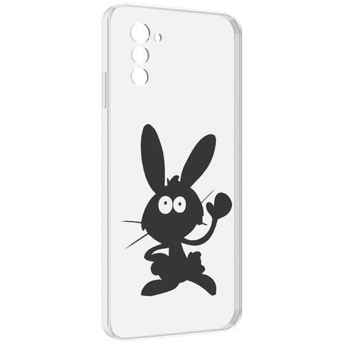 Чехол MyPads Заяц для UleFone Note 12 / Note 12P задняя-панель-накладка-бампер
