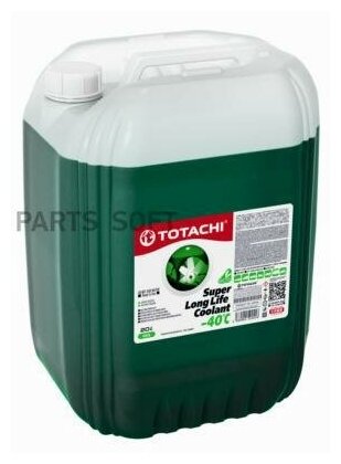 TOTACHI 41620 Жидкость охаждающая низкозамерзающая totachi super long life coolant green -40c 20