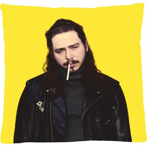 Подушка квадратная Пост Малон Post Malone