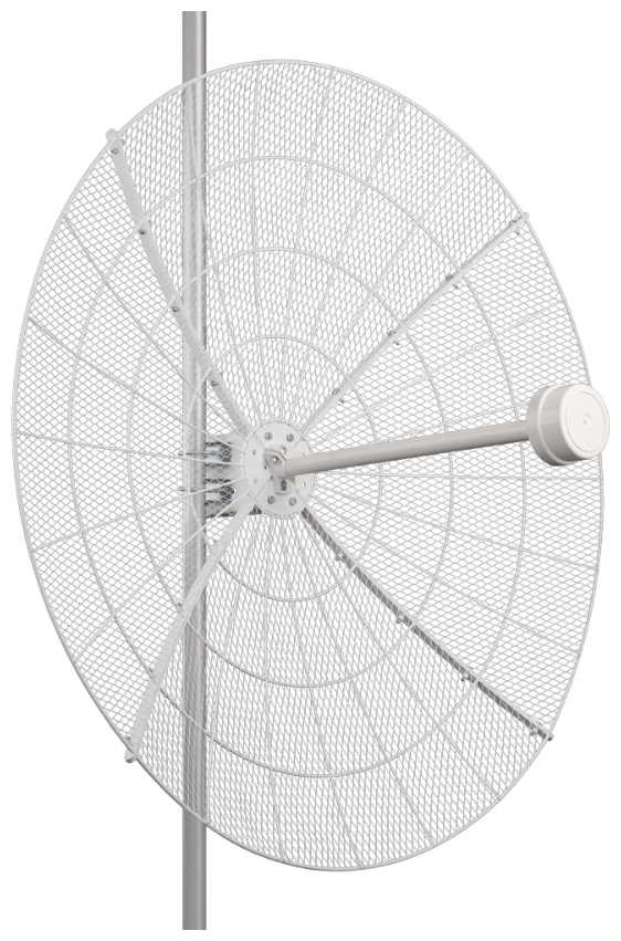 KNA27-1700/4200F - параболическая 4G/5G MIMO антенна 27 дБ, сборная, F разъемы