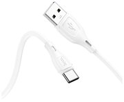 Кабель USB HOCO X61 Ultimate silicone, USB - Type-C, 3.0А, 1м, белый