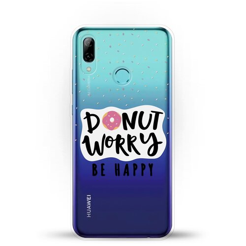 фото Силиконовый чехол donut worry на huawei p smart (2019) andy & paul