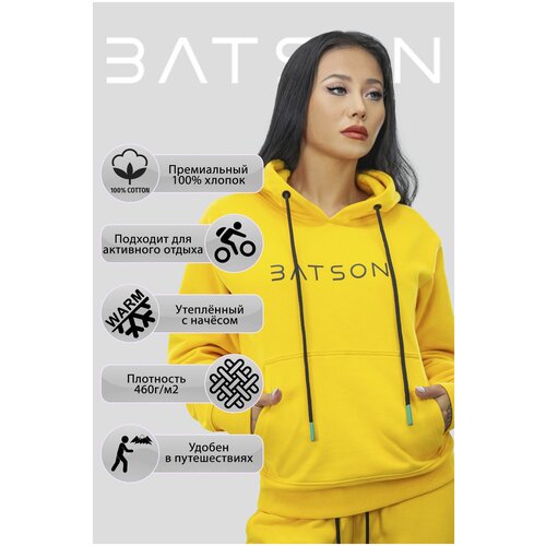 фото Худи batson, размер m, желтый