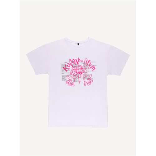 Футболка , хлопок, размер XL, белый