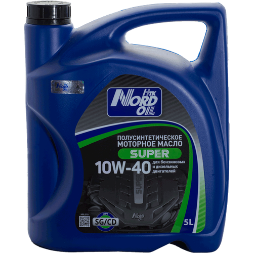 Полусинтетическое моторное масло NORD OIL 10W-40 Super SG/CD 5л