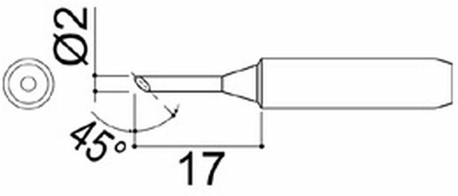 Жало для паяльника 900M-T-2C - фотография № 5
