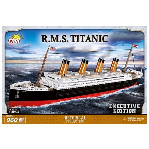 Cobi R.M.S. Titanic 1928 Круизный лайнер. Лимитированная серия, 960 дет.