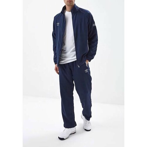 Костюм Umbro, олимпийка и брюки, силуэт прямой, размер XXL, синий