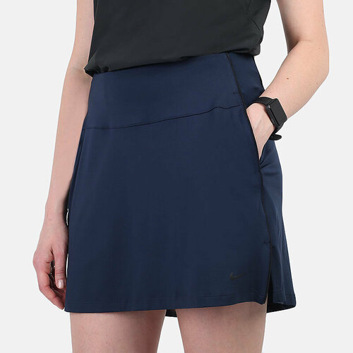 фото Юбка-шорты nike dri-fit uv victory women's golf skirt, размер l, голубой