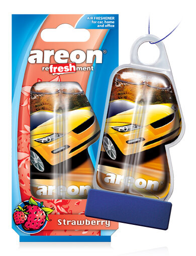 Ароматизатор AREON гель подвесной FRESH LIQUID 8,5мл "STRAWBERRY " клубника