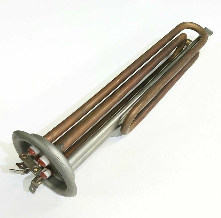 фото ТЭН для водонагревателя 2000Вт (1500+500)/220V/контакты фастон