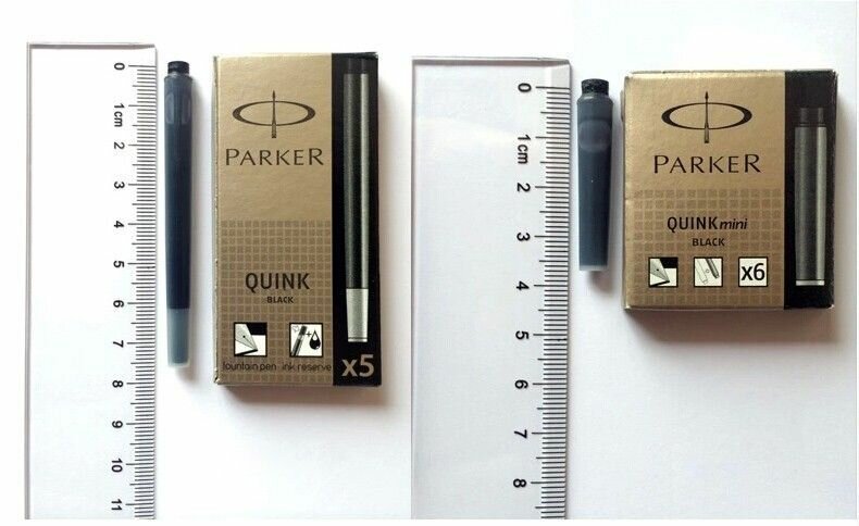 Картридж Quink Z17 MINI черный, 6 шт (S0767220) PARKER - фото №5