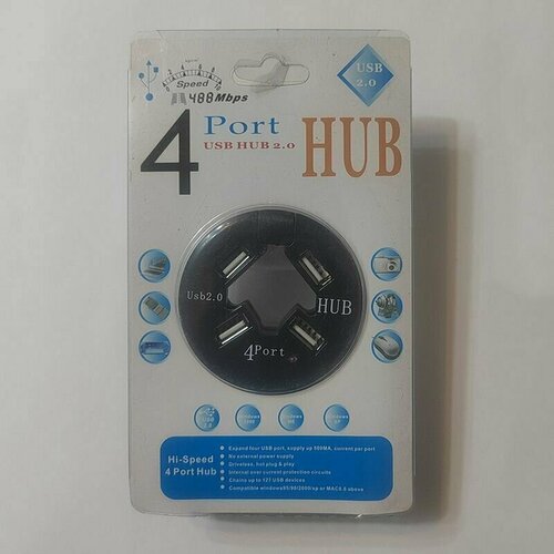 USB-HUB (разветвитель) 4 port 2.0 USB usb hub разветвитель 7 port 2 0 usb