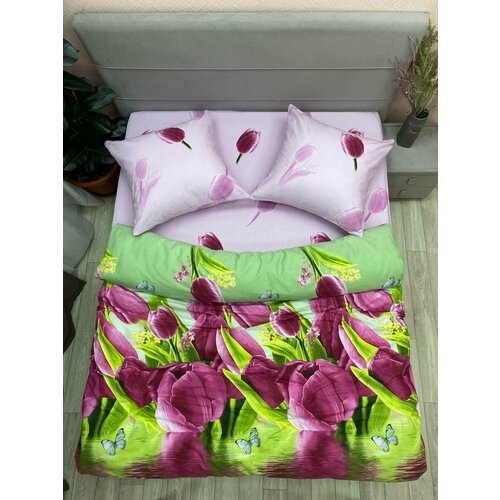 зеленый, розовый