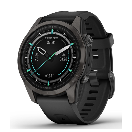 Смарт-часы Garmin Epix Pro Gen 2 Sapphire DLC TitaniumBlack 42mm 010-02802-15 9799000₽