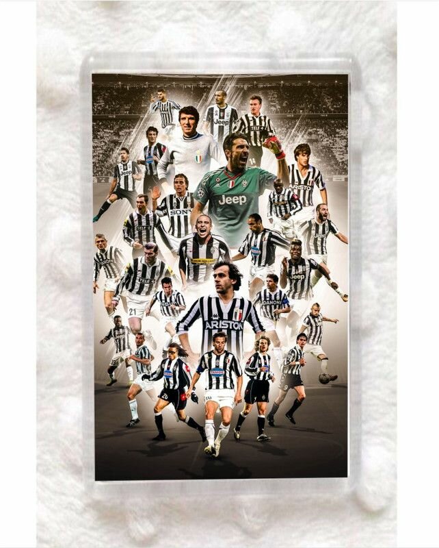 Магнит акриловый прямоугольный GOODbrelok Ювентус, Juventus - 0004