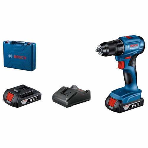 Шуруповерт аккумуляторный Bosch GSR 185-LI2x20Ач18V-20 23308₽