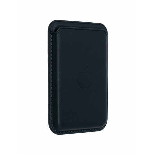 Картхолдер Wallet Ink Blue Кожаный чехол-бумажник MagSafe для iPhone, Синие чернила кожаный чехол для iphone 14 pro max igrape горчичный