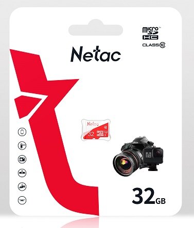 Карта памяти Netac P500 ECO, microSDHC, 32 ГБ, Eco Class 10, UHS-I U1 (NT02P500ECO-032G-S) — фото 1