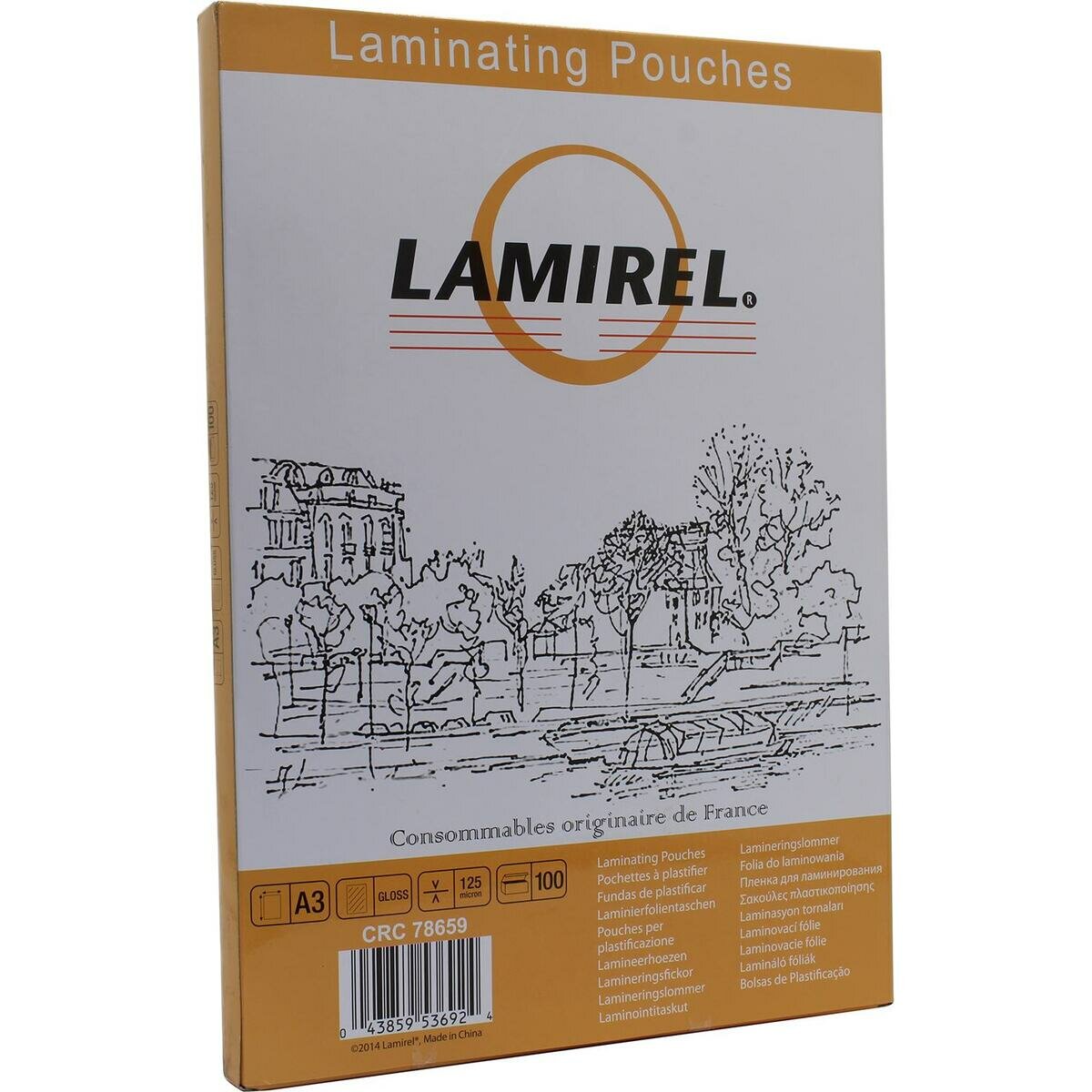 Пакетная пленка для ламинирования A3, глянцевая, 125 мкм, 100 шт Lamirel - фото №5