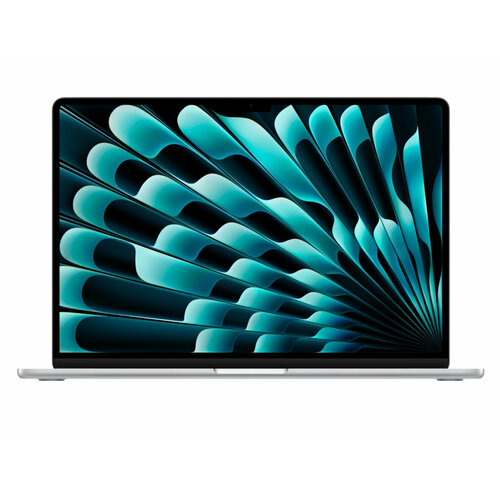 136 Ноутбук Apple MacBook Air 2024 2560x1664 Apple M3 RAM 8 ГБ SSD 256 ГБ Apple graphics 8-core серебристый Русская раскладка 119790₽
