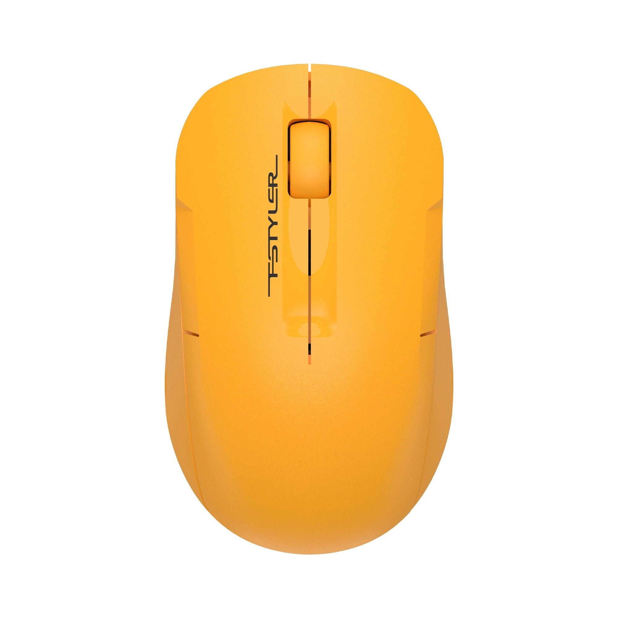 Мышь компьютерная беспроводная оптическая A4Tech Fstyler FG15C Air2, желтый, с режимом anti-sleep, 3 кнопки