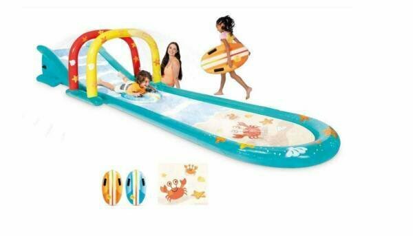 Водная дорожка 561x137x99см "Веселая горка" с 2-мя серфами, до 100кг, от 6 лет