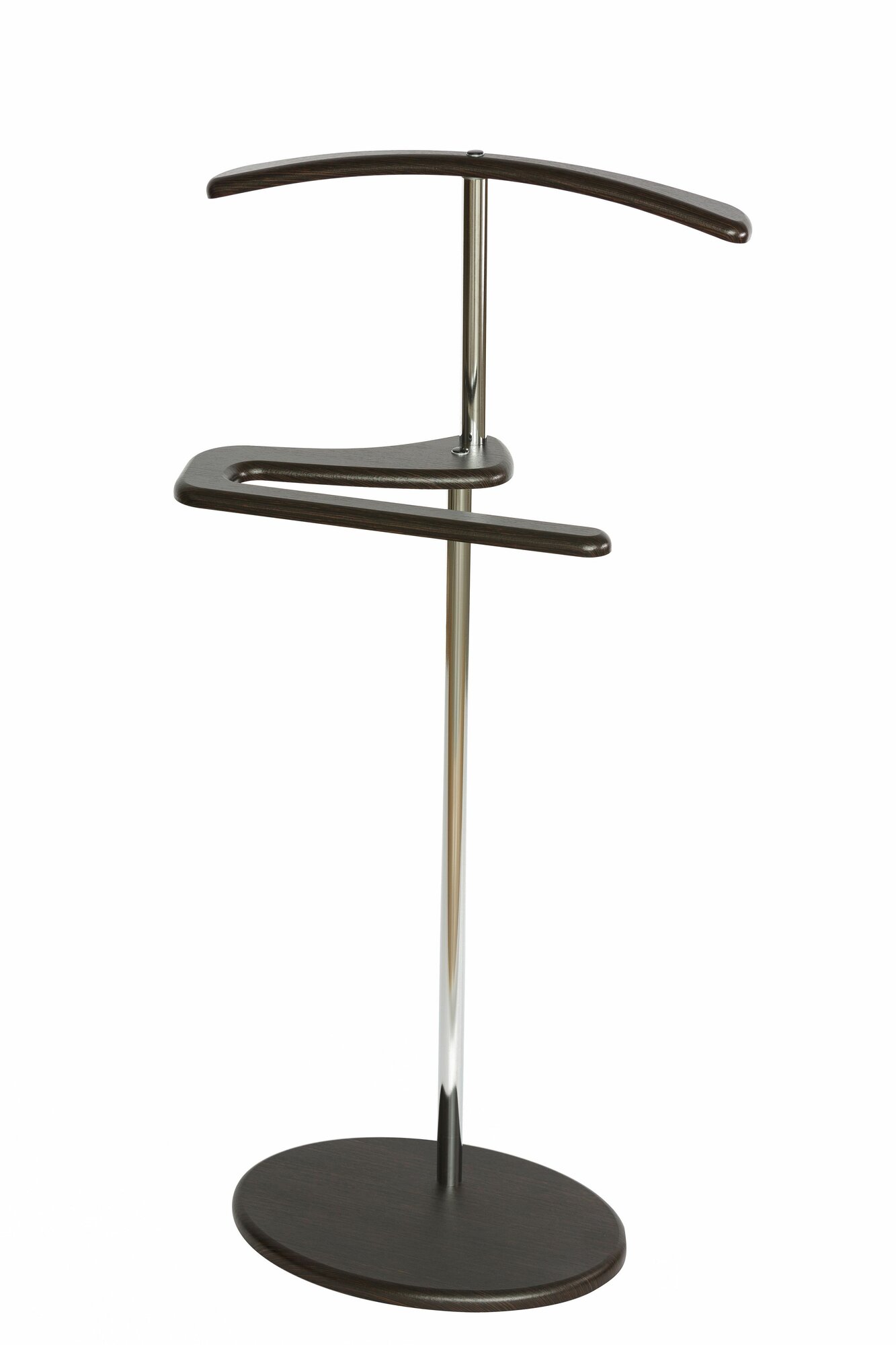 Вешалка напольная для одежды, подставка для хранения одежды металл/МДФ — фото 1