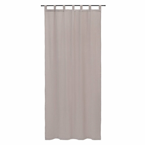 фото Штора из муслина tkano, коллекция essential , 150х290 см, бежево-серая