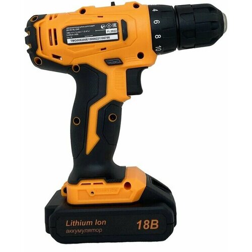 Дрель-шуруповерт аккумуляторная Вихрь ДА-3518Li-2МК 5450₽